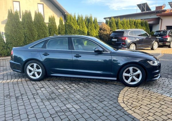 Audi A6 cena 75500 przebieg: 216000, rok produkcji 2015 z Siedlce małe 211